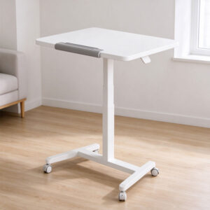 65 cm Steel-Wood Bedside Table